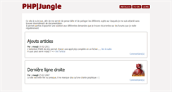 Desktop Screenshot of phpjungle.info